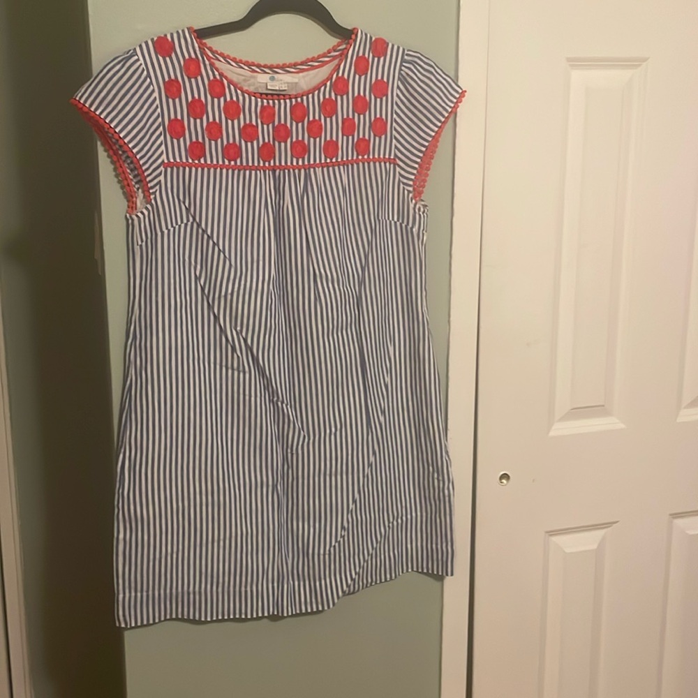 EUC Boden Seersucker Dress Size 6